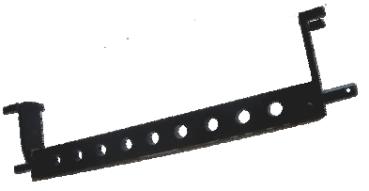 Lochschiene mit Halter KAT. 2